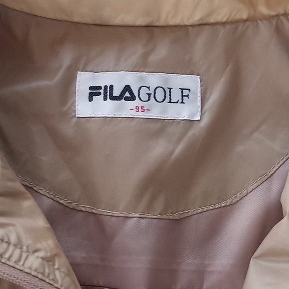 VTG- Fila Golf Champagne Zip Up S/S Jacket - Picture 8 of 10